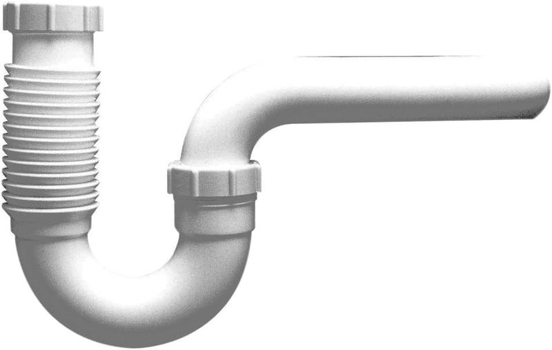PermaFLOW PF WaterWorks FlexTRAP Expandable and Flexible P-Trap - Universal (1-1/2-Inch or 1-1/4-Inch x 1-1/2-Inch); PF0704 - Image 1
